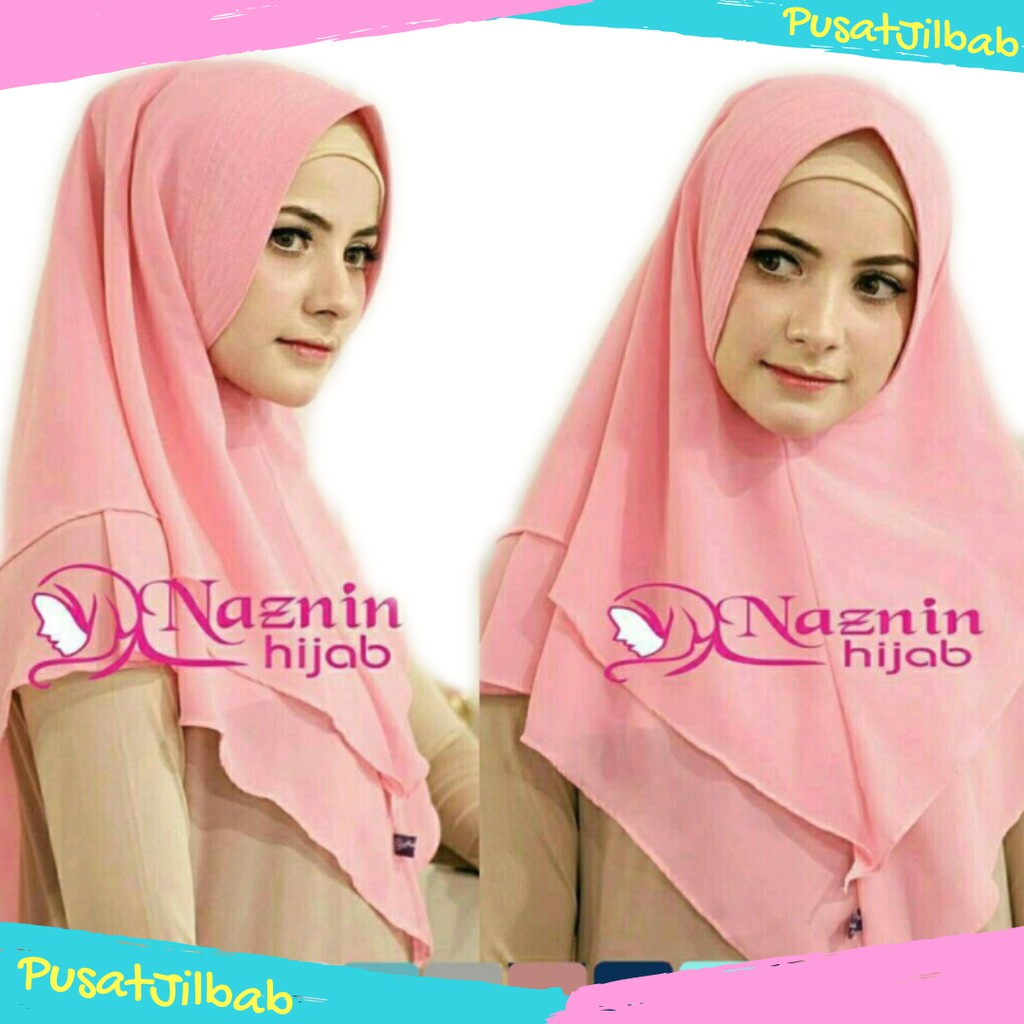 Hijab Pinguin Mini Naznin Pet Rempel Grosir Jilbab Instant Murah