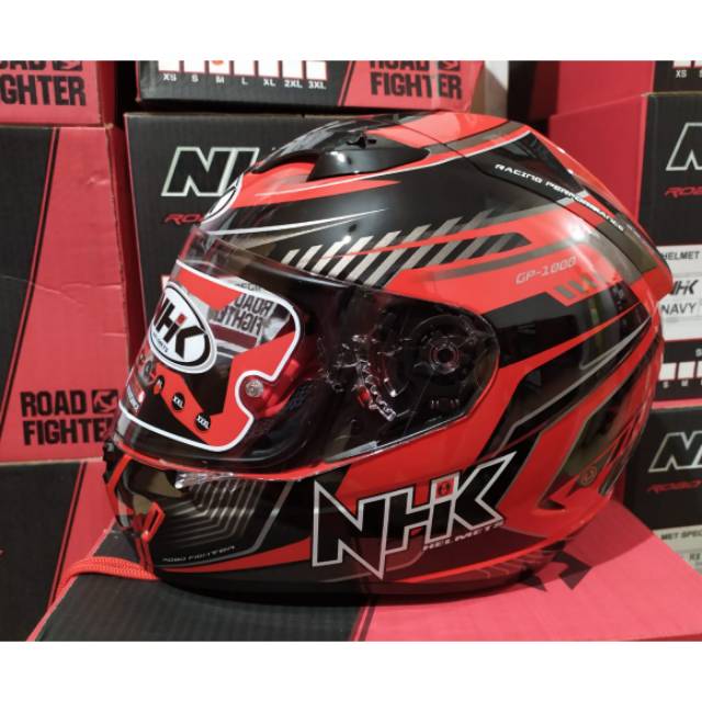 HELM NHK Gp1000 PLASMA RED dobel visor