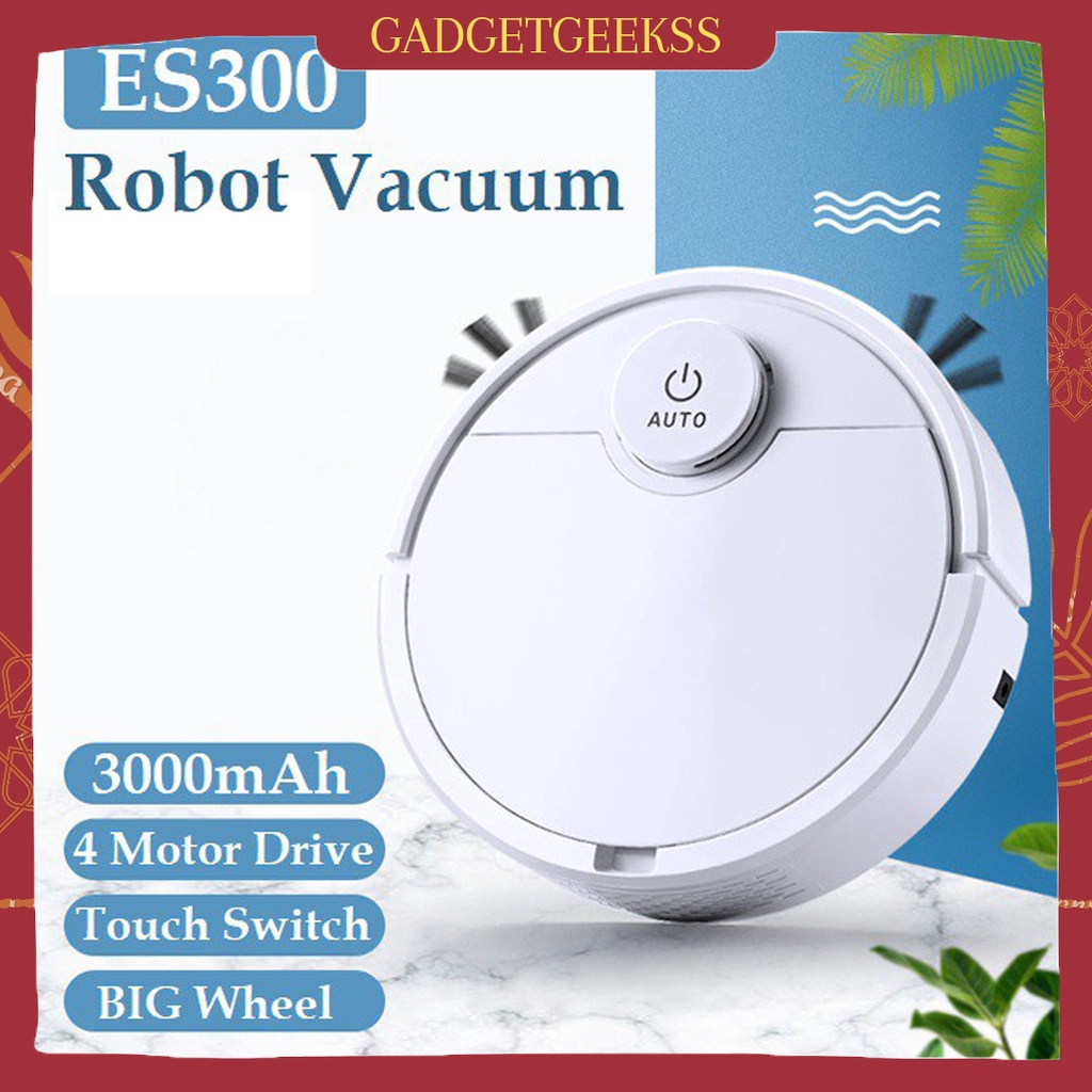 Robot Vacuum Cleaner ES300 Penyapu Robot Multifungsi Upgraded