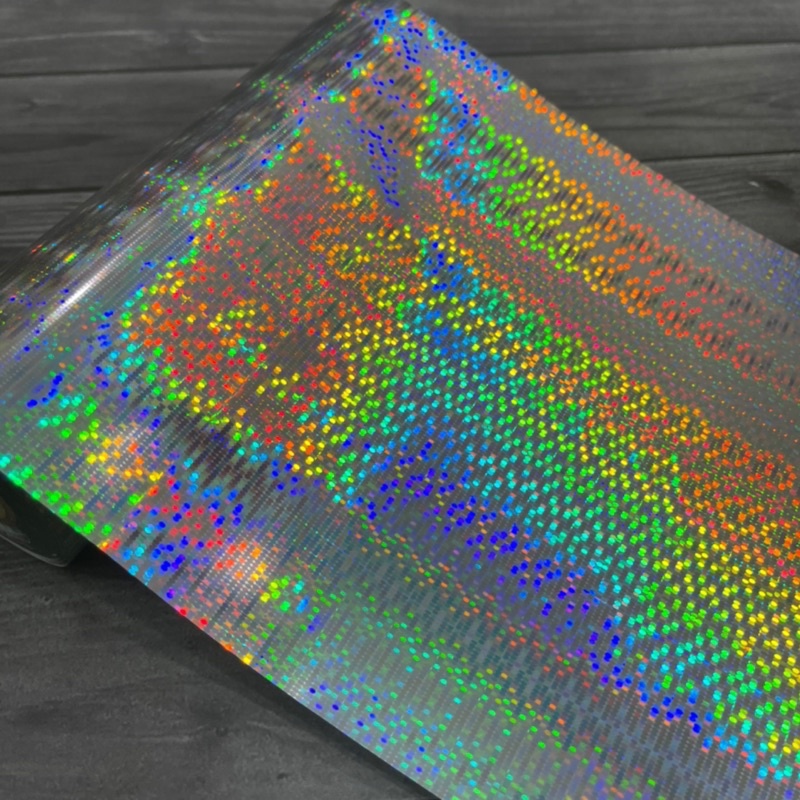 hologram hot stamping foil metal jig lure, USA/ CROWN ORIGINAL, motif micro bubble - lebar 20cm