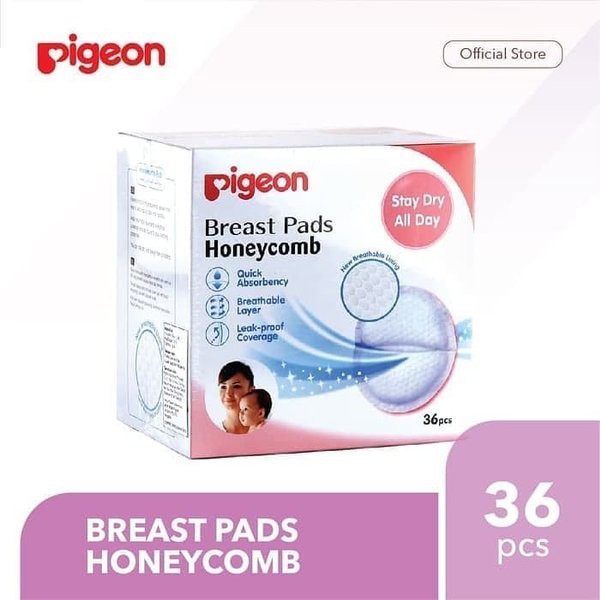 Makassar! Pigeon Breast Pads Comfy Feel 12/36 Pcs