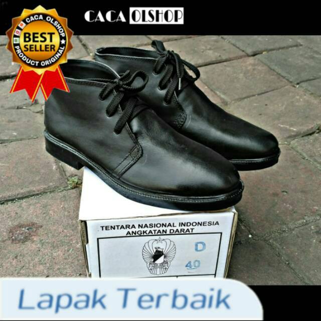 Sepatu PDH TNI AD/Satpam/Paskibra/Security/Dishub Dove