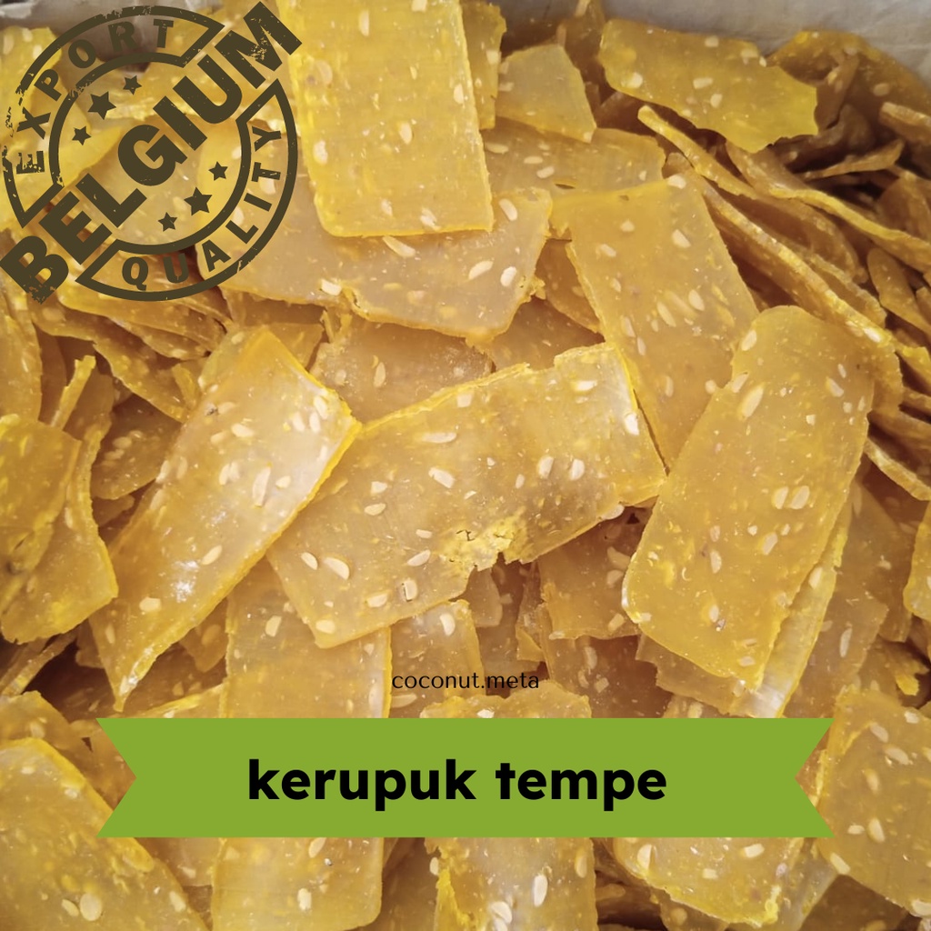 

Kerupuk Tempe Mentah / Kerupuk Kedelai 250gr