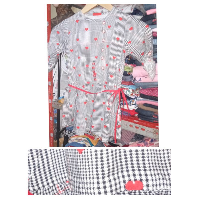 atasan tunik blush anak perempuan branded produk matahari brand coolgirl.
