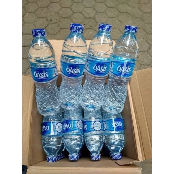 Air Mineral Minum Oasis Botol 600 ml isi 24 pcs 1 dus Khusus pengiriman Sameday atau Instant