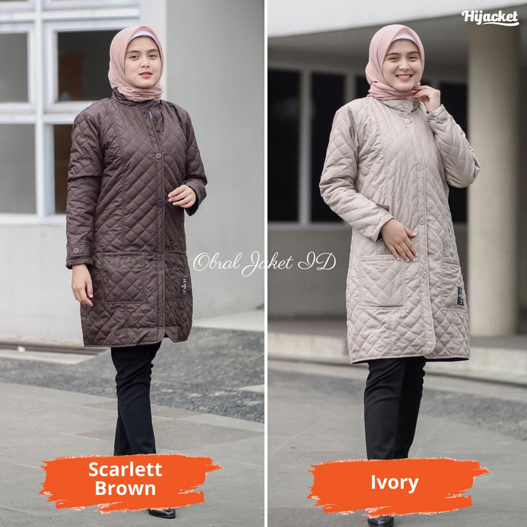 Hijacket Belva Original Bandung | Kardigan Panjang Muslim Size L XL XXL Garansi 100%-3