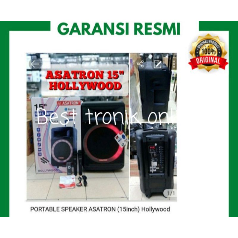 Asatron Holywood 15" Speaker hollywood portable 15 inch