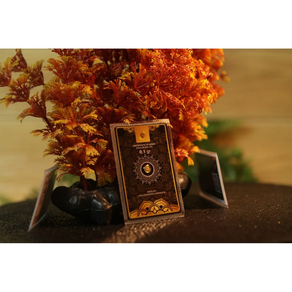 MINI GOLD 0.025 0.05 0.1 0.25 0.5 GRAM LOGAM MULIA MINIGOLD GIFT 24 KARAT BISA DITUKAR LOGAM MULIA ANTAM