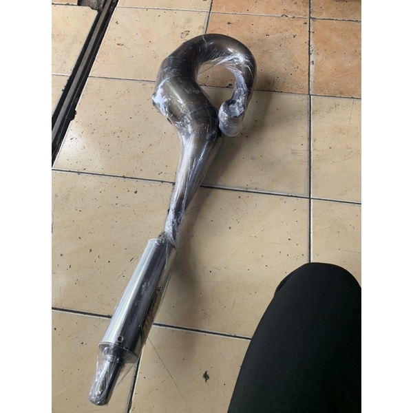 knalpot Kenalpot nalpot racing resing Buang kanan Vespa excel PX Super Sprint w-one