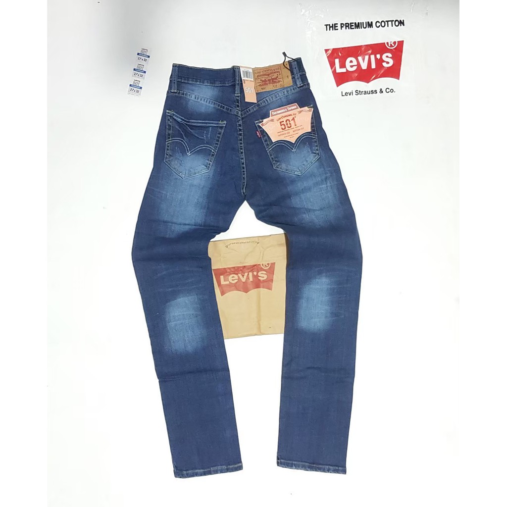 CELANA JEANS LEVIS 501 STREET PANJANG MADE IN USA/ CELANA JEANS PRIA 501 FULL KANCING