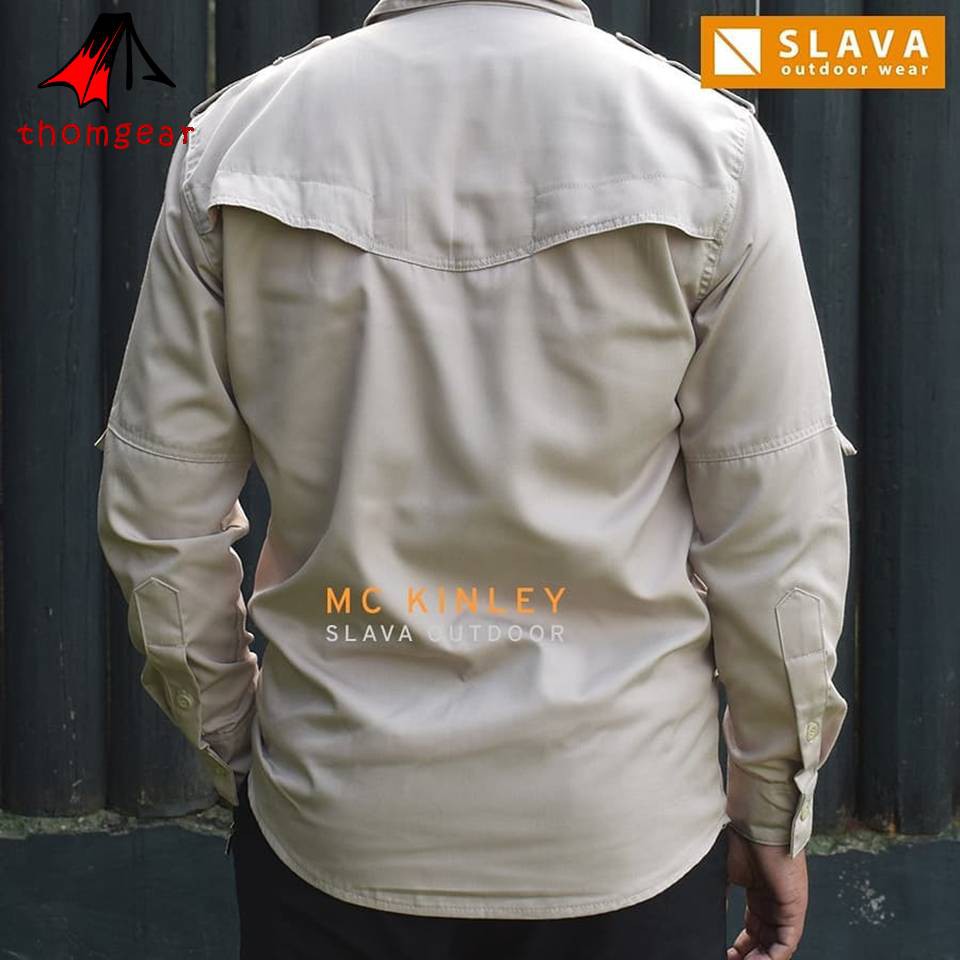 Thomgear Slava Mc Kinley Pdl Bahan American Drill Kemeja Tactical Pakaian Dinas Lapangan Thomgear
