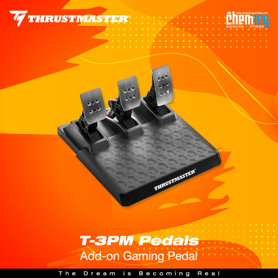 Thrustmaster T-3PM 3 Pedals Add-on Gaming Pedal Set