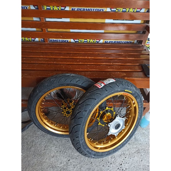 wheelset supermoto crf 150l gold