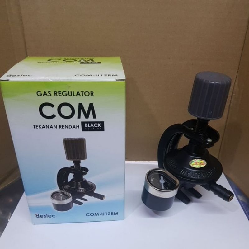 Destec Kepala Regulator Gas Meter Model Kunci Putar Kunci Ganda COM201M