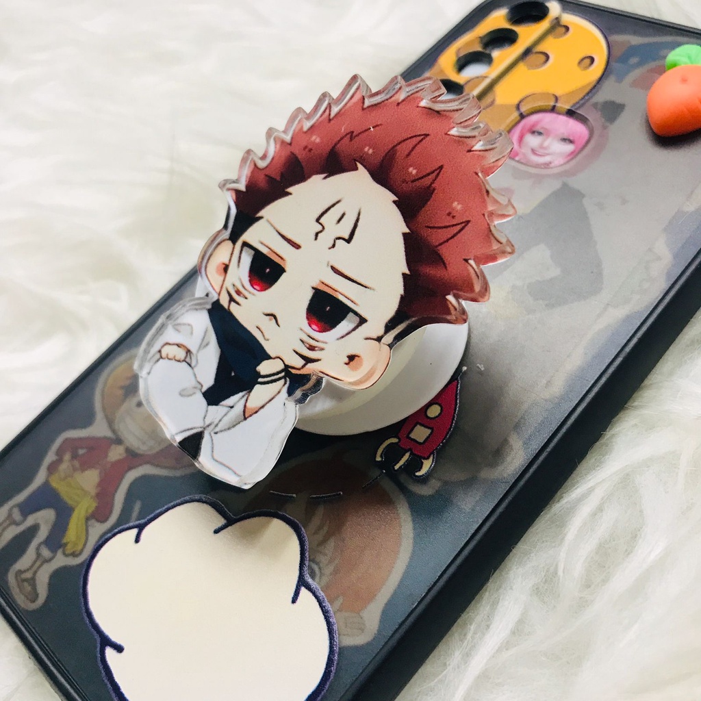 Pop Socket Akrilik Karakter Anime Griptok HP Chibi