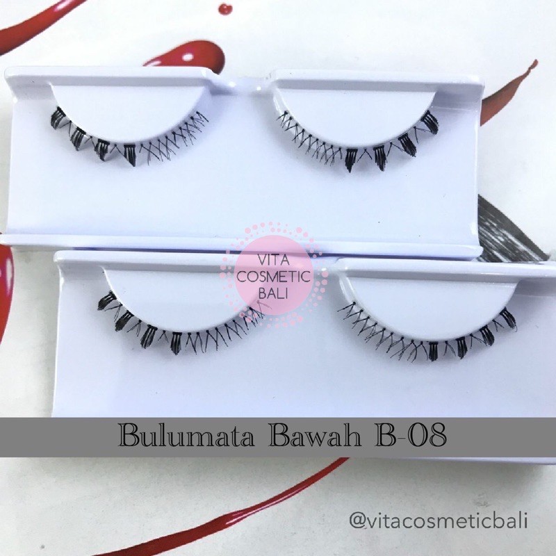 Bulu Mata Bawah Belle Red B-08/ Eye Lashes Belle / Bulu Mata Palsu