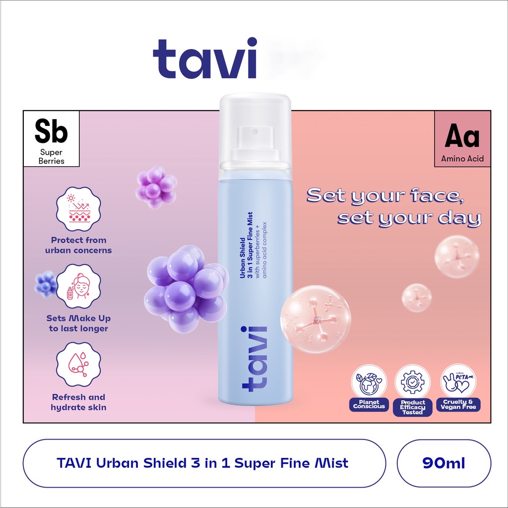 TAVI Urban Shield 3 in 1 Super Fine Mist 90mL