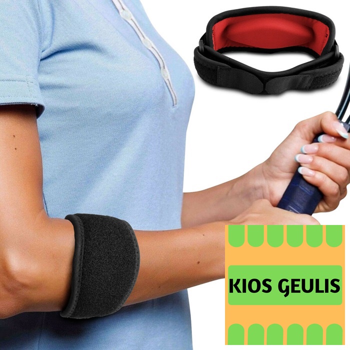 Tennis Elbow Support Golfer Brace Strap Penyangga Tendon Tendinitis Impor