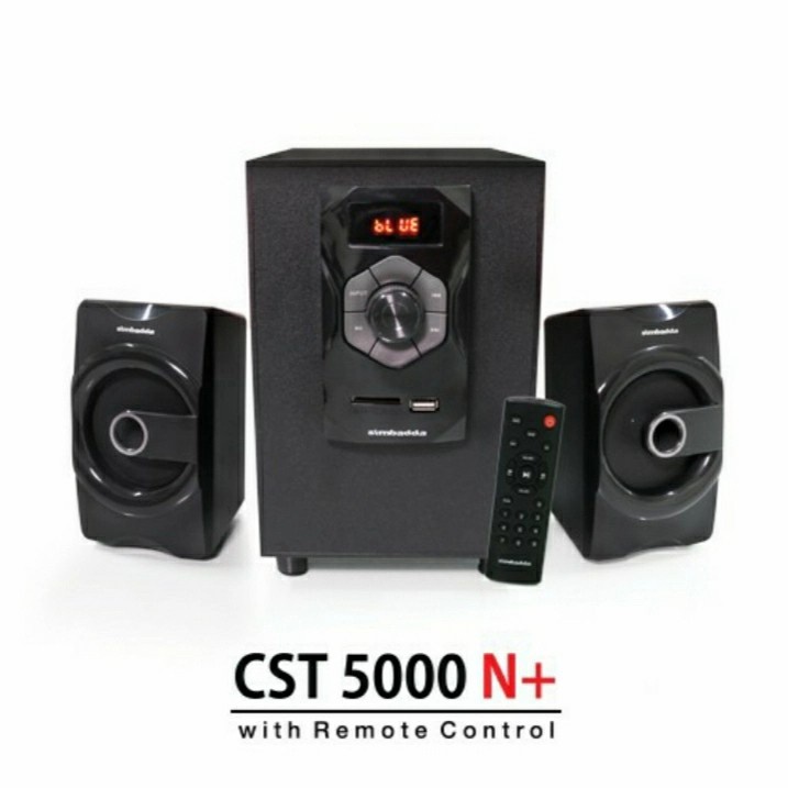 Simbadda Speaker Multimedia Bluetooth Radio USB CST 5000N+ | Remote