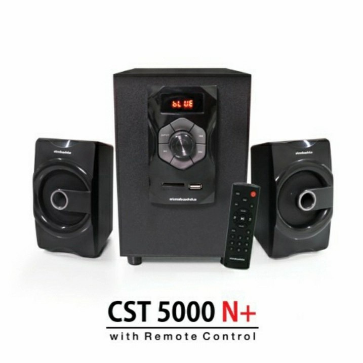 Simbadda Speaker Multimedia Bluetooth Radio USB CST 5000N+ | Remote