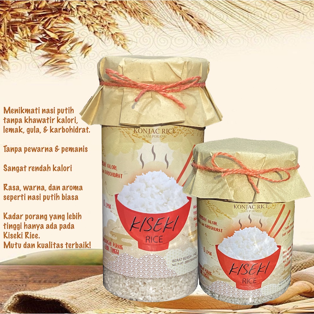 

KISEKI RICE BERAS SHIRATAKI RENDAH KALORI KONNYAKU NASI PORANG