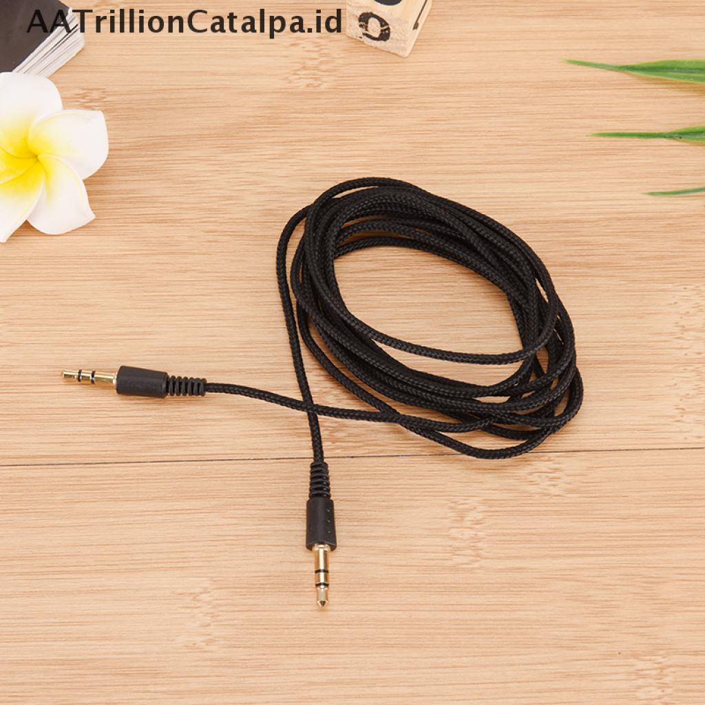 (AATrillionCatalpa) Kabel aux 3.5mm male Ke male Panjang 2m