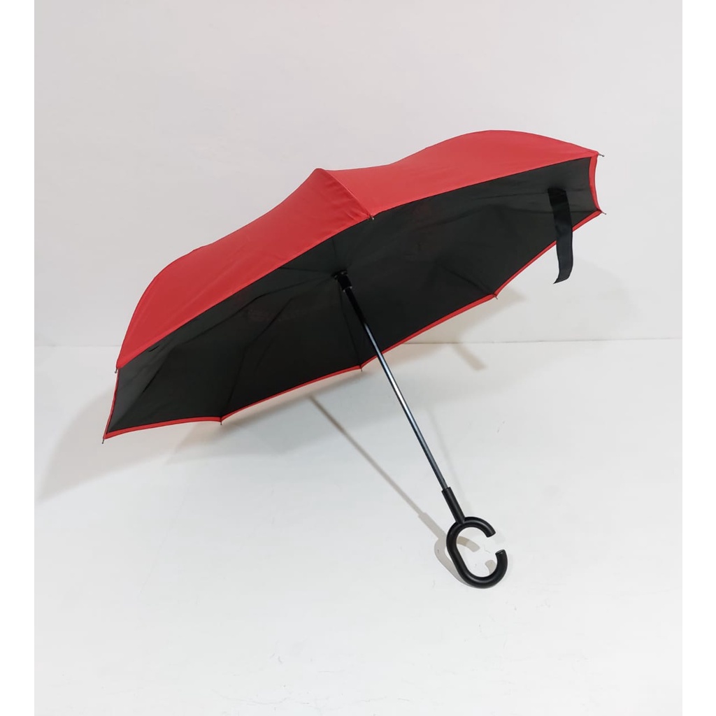 Payung Terbalik Reverse Umbrella Gagang C Kazbrella 006