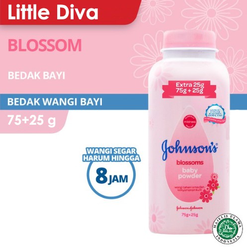 Johnson's Baby Powder 100gr / 75 +25 gr bedak Bayi Johnson Johnsons