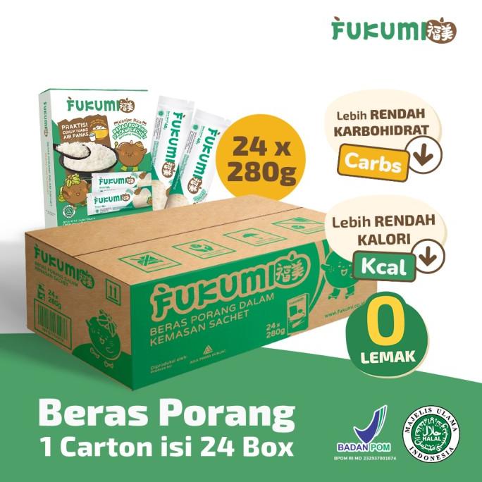 

FUKUMI BERAS PORANG KARDUS ISI 24 BOX SACHET