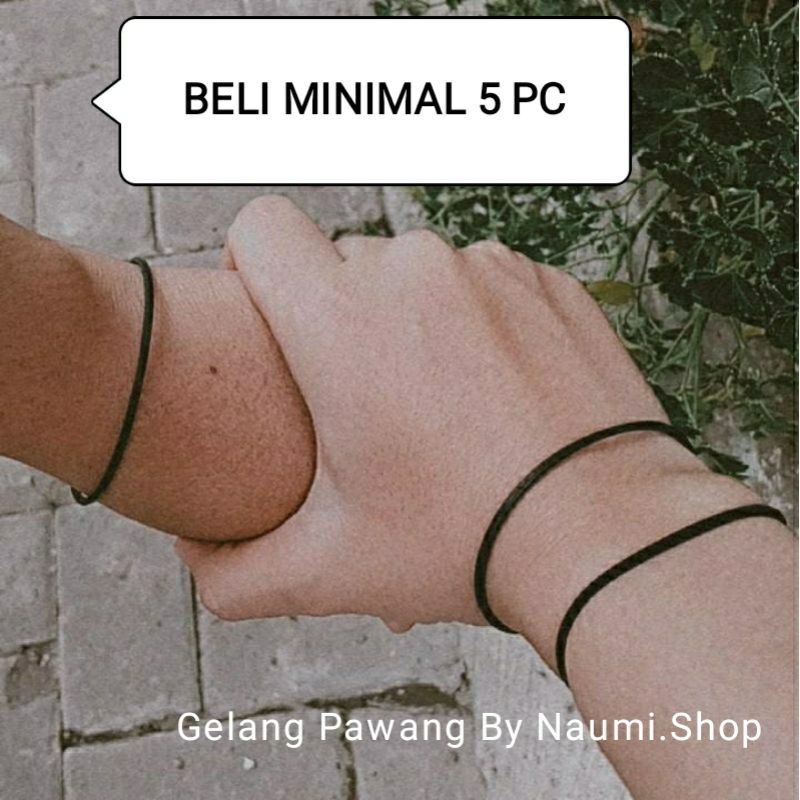 Gelang Pawang Gelang Hitam Karet