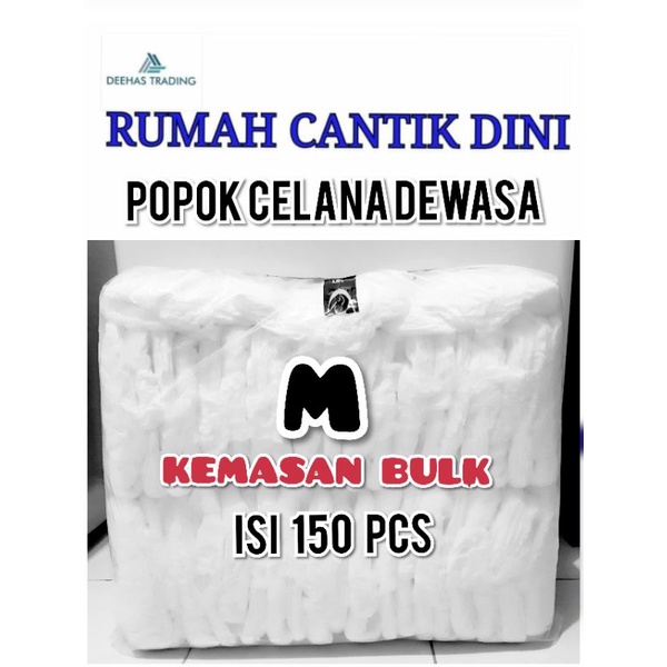 POPOK CELANA DEWASA TEBAL !! SIZE M ISI 150 (HARGA SATUAN)