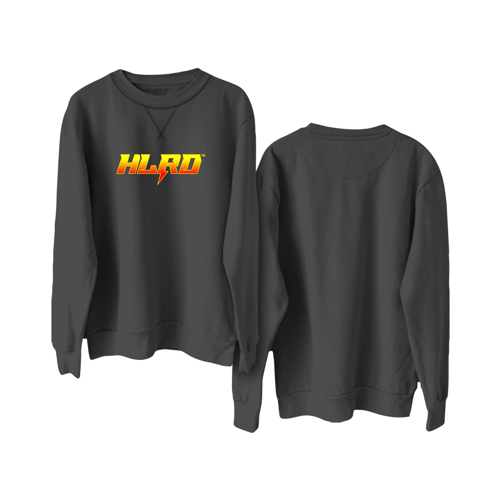 Holyrider Sweter Basic Print Gradasi HLRD || Crewneck sweatshirt sablon DTF II SIZE M - XXL ( Pria &amp; Wanita )