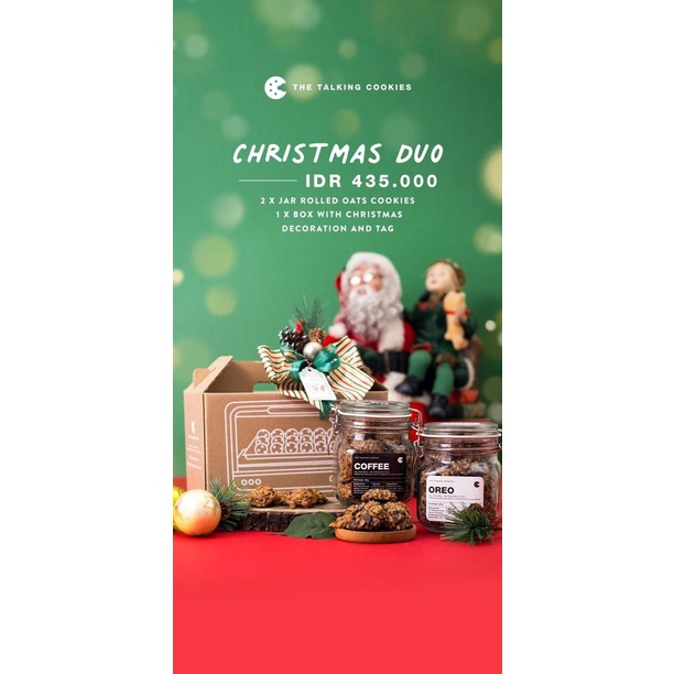 

PARCEL NATAL THE TALKING COOKIES CHRISTMAS DUO HAMPER DF161DSD