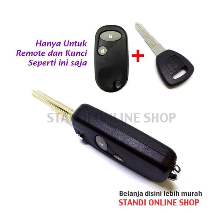 Flipkey Kunci Lipat Remote Kunci Honda Accord CRV CR-V Odyssey