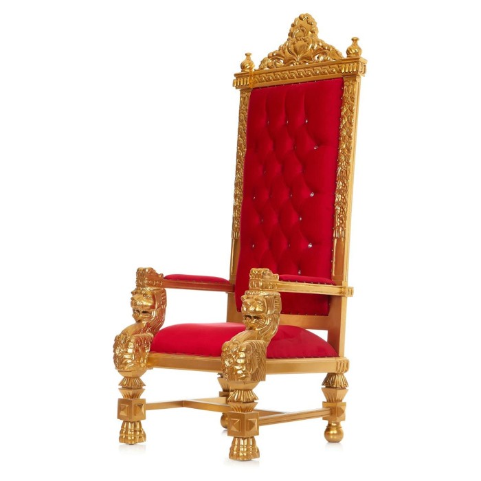 Kursi Raja Warna Emas Gold