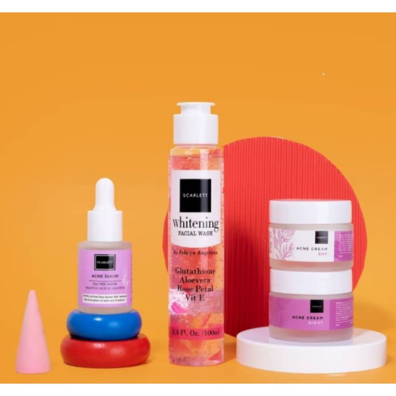 Paket Scarlett Whitening untuk Wajah