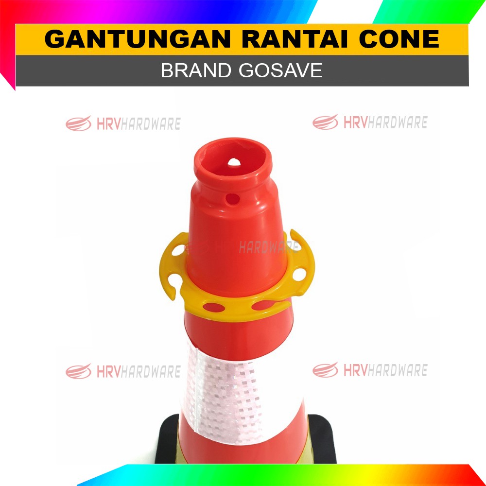 RING GANTUNGAN RANTAI PLASTIK TRAFFIC CONE