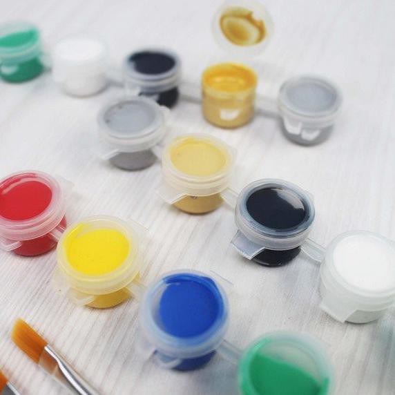 

KUALITAS NOMER SATU CAT AKRILIK 3ML SET ACRYLIC PAINT RENTENG TEKSTIL LUKIS KAIN KANVAS - TANPA