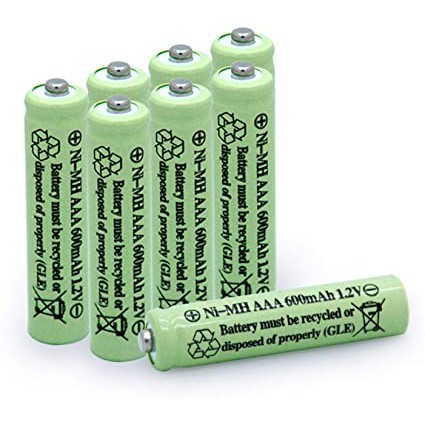 AAA 600mah Rechargeable Battery Charge Batre cas Ni-MH Nimh