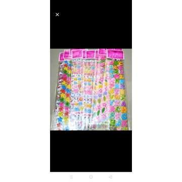 

stiker panjang timbul karakter random