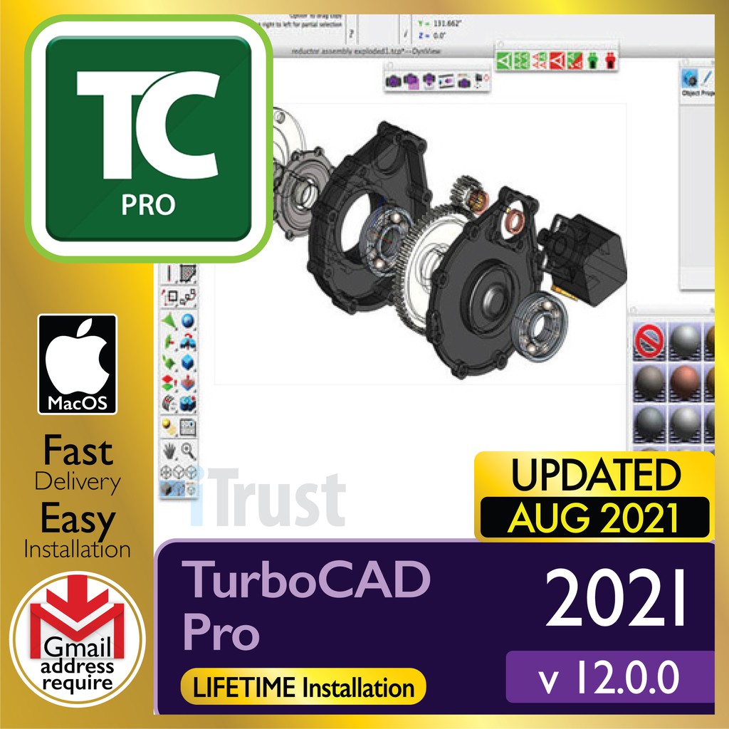 

TrbCAD Pr 12.0 - 2D & 3D Prfssnl CAD Tl [mcOSX Ctln/BgSr (Intl)Spprt] - Dgtl Dwnld