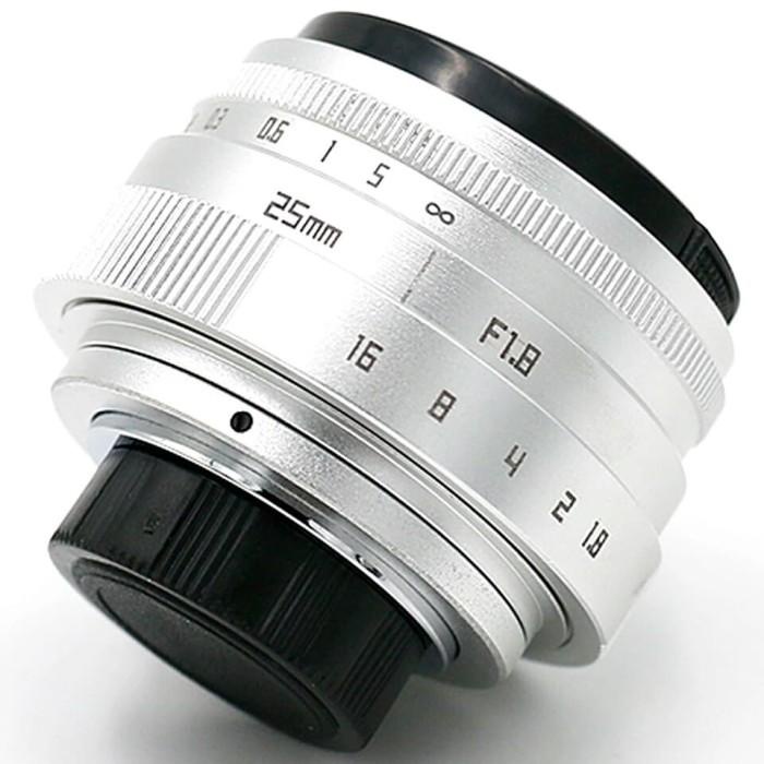 Lensa Fujian Lensa CCTV 25 mm f1.8 Lensa Fix Super Bokeh for Mirrorles