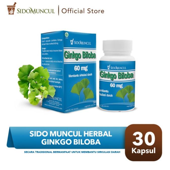 

Discount Sido Muncul Herbal Ginkgo Biloba 30 Kapsul - Daya Ingat Konsentrasi /OBAT HERBAL ASAM URAT/OBAT HERBAL PELANGSING/OBAT HERBAL KOLESTEROL/OBAT HERBAL DIABETES