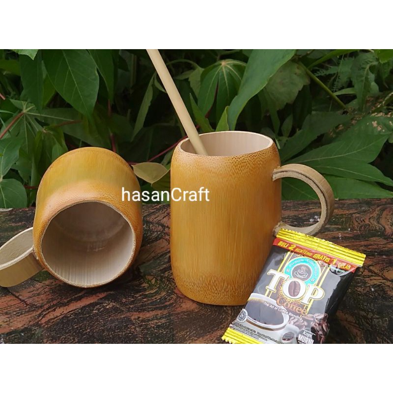 gelas sovenir unik /mug/gelas bambu