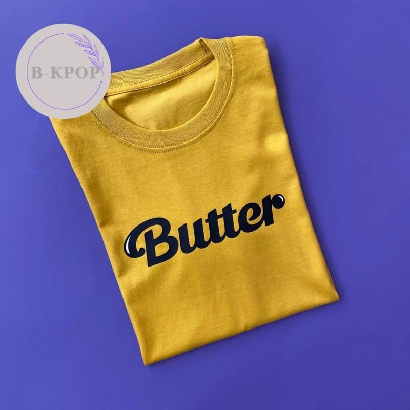 T-Shirt Text Butter BTS