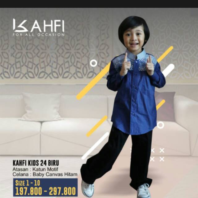 Ethica kahfi kids 24 biru 9