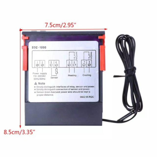 Termostat Digital Stc-1000 220v AC Thermostat Suhu Temperature Control