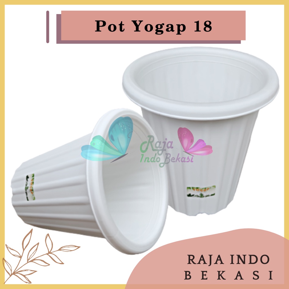 Pot Yogap 18 Putih Pot Yogap Yoga 18 19 25 Putih Tinggi Tebal Murah