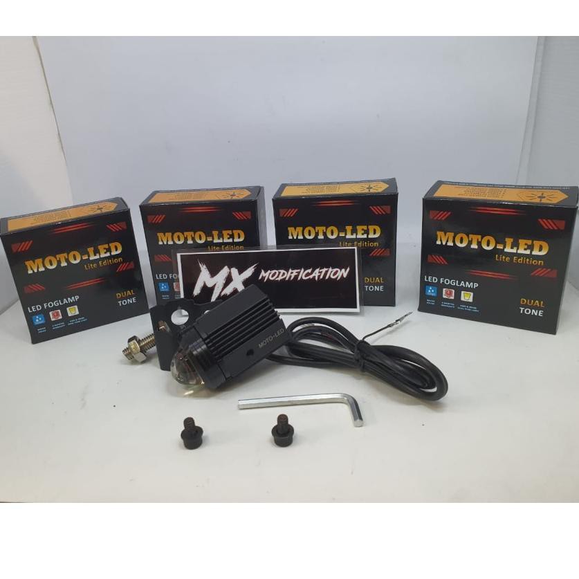 Lampu Motor D2 Laser Led Tembak Foglamp Moto Led Super Terang lite & Premium-1