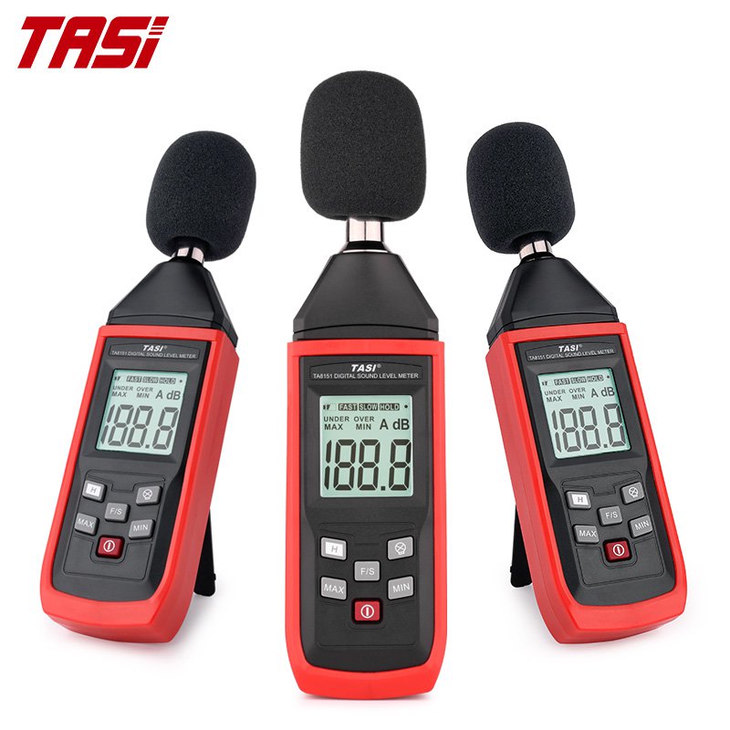 Sonomètre Détecteur de bruit Testeur TA8151 LCD Numérique Données Décibel Mesure 30-130dB 